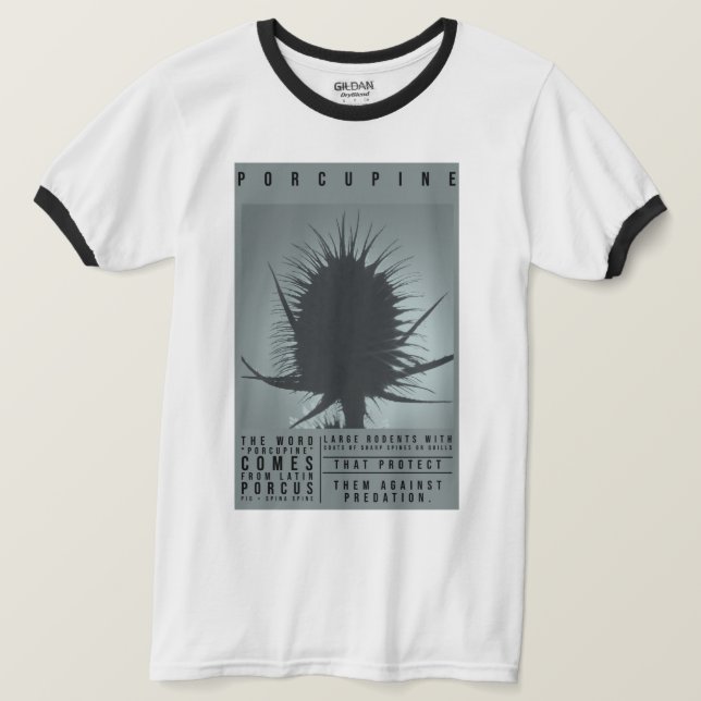 PORCUPINE T-Shirt (Design vorne)