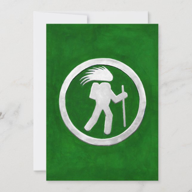 Porcupine Trail Marker Einladung (Vorderseite)