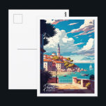 Porec Croatia Vintage Place Illustration Postkarte<br><div class="desc">Porec Croatia Vintage Place Illustration</div>