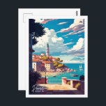 Porec Croatia Vintage Place Illustration Postkarte<br><div class="desc">Porec Croatia Vintage Place Illustration</div>