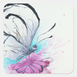 Poria Quadratischer Aufkleber