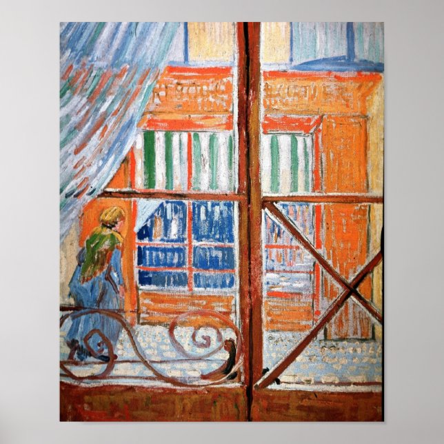 Pork-Butcher's Shop von Window Van Gogh Fine Art Poster (Vorne)