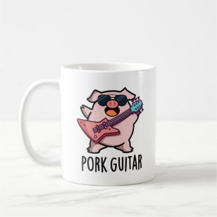 Pork Guitar Funny Rock Guitar Pig Pub Kaffeetasse