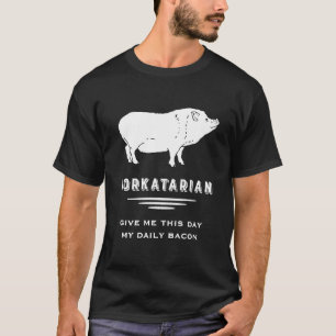 Porkatarian Vater - Vintages Schwein - für T-Shirt