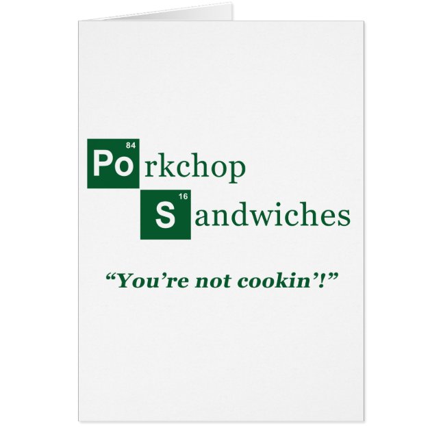 Porkchop Sandwich-Parodie-Logo (Vorne)