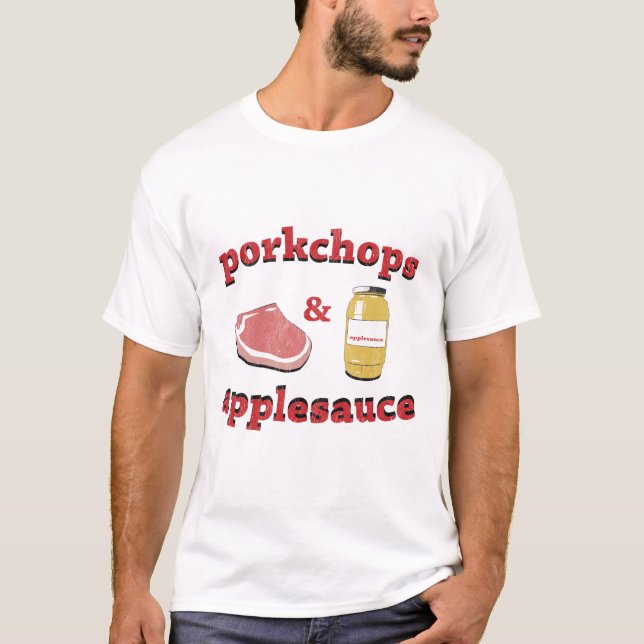 porkchops u. Apfelmus T-Shirt (Vorderseite)