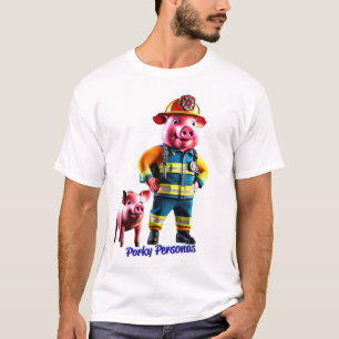 Porky Personas lustige Schweine T-Shirt