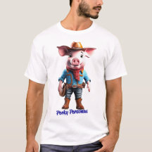 Porky Personas lustige Schweinecharakter