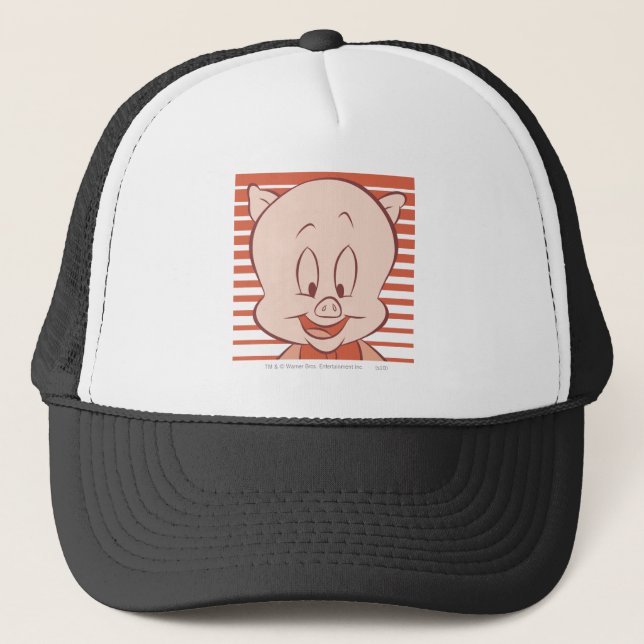 Porky Pig expressive 23 Truckerkappe (Vorderseite)