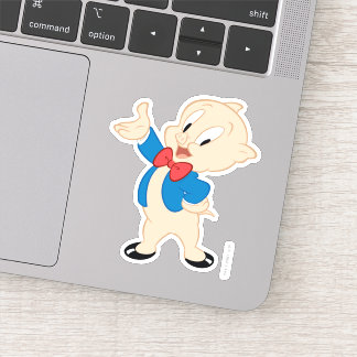 Porky Pig | Klassische Pose Aufkleber