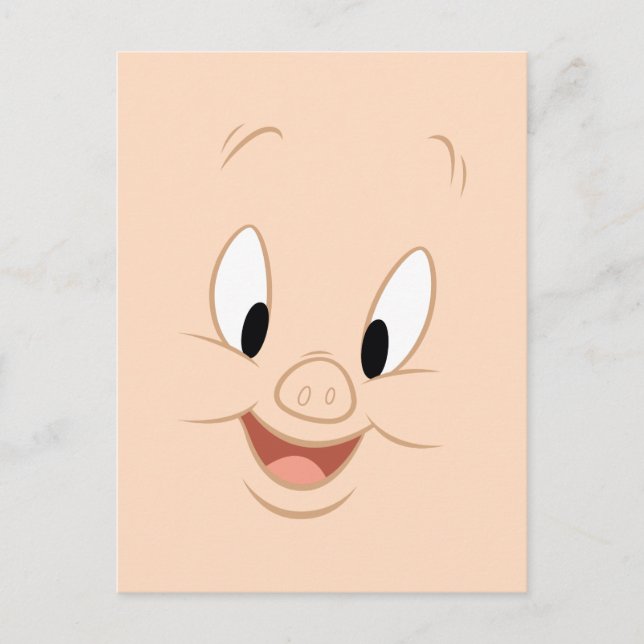 Porky Pig Smiling Postkarte (Vorderseite)
