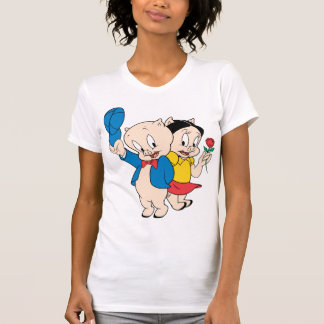 Porky Pig und Petunia T-Shirt