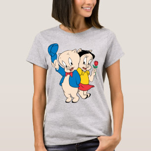 Porky Pig und Petunia T-Shirt