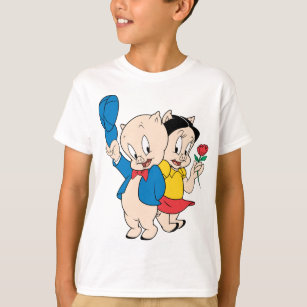 Porky Pig und Petunia T-Shirt