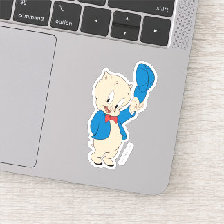 Porky Pig | Wave Hat Aufkleber