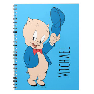 Porky Pig   Winkender Hut Notizblock