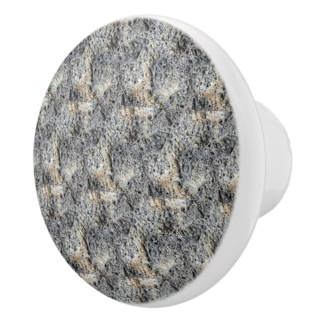 Porous Stone | Gefülltes Muster | Keramikknauf (Rechts)