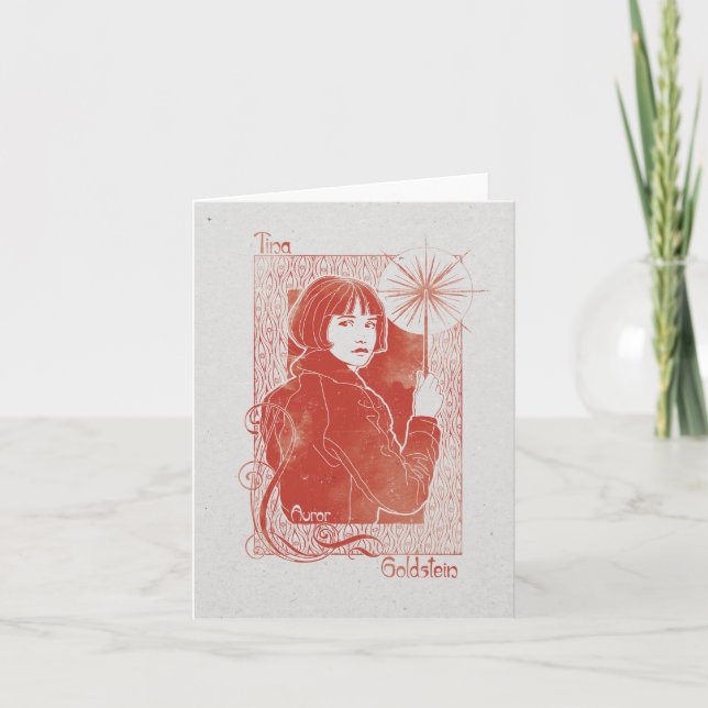 PORPENTINA GOLDSTEIN™ Illustration Karte (Vorderseite)