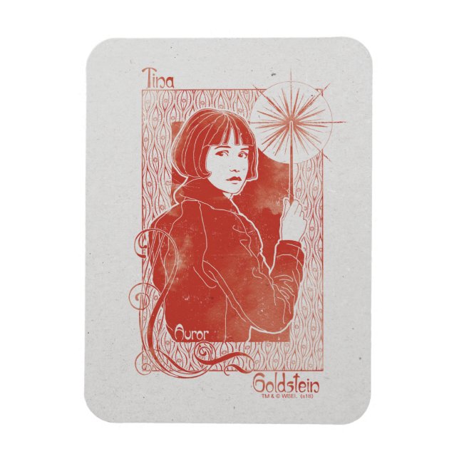 PORPENTINA GOLDSTEIN™ Illustration Magnet (Vertikal)