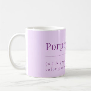 Porphyrophile: Lavendel-Tasse für Lila Enthusiaste Kaffeetasse