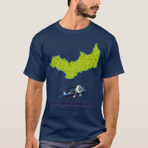 Porquerolles Frankreich Insel Reise Karte T-Shirt