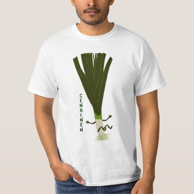 Porree-T-Shirt T-Shirt (Vorderseite)