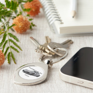 Porsche 911 GTS 2026 Metall-Schlüsselanhänger (per Schlüsselanhänger