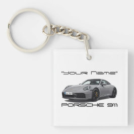 Porsche 911 (PERSONALISIERT) 992.2 Schlüsselanhänger