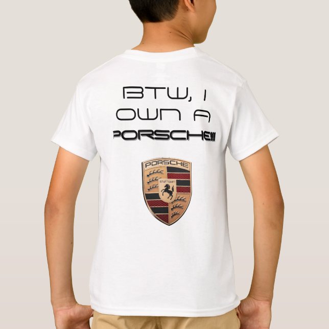 Porsche 911 (PERSONALIZED) 992.2 T-Shirt (Rückseite)