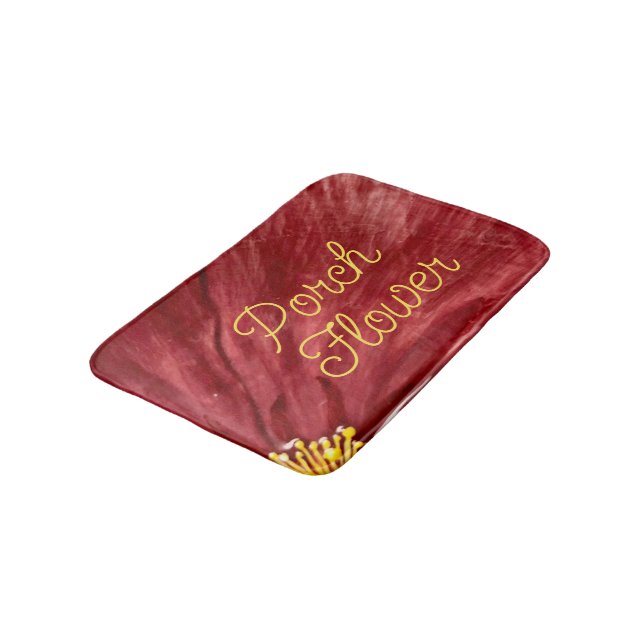 Porsche Blume / Original / Badematte (Schrägansicht)