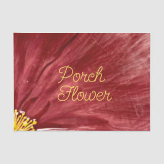 Porsche Blume / Original / Seidenpapier