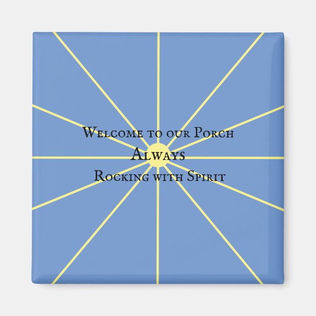 Porsche Spirit Variation | Blau | Magnet (Vorne)