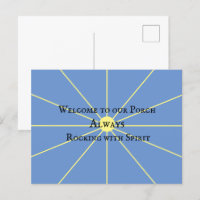 Porsche Spirit Variation | Blau | Postkarte