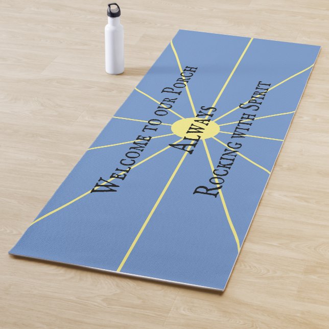 Porsche Spirit Variation | Blau | Yoga Mat Yogamatte (Beispiel)
