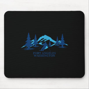 Port Angeles Washington Skigebiet Skifahren Skifah Mousepad
