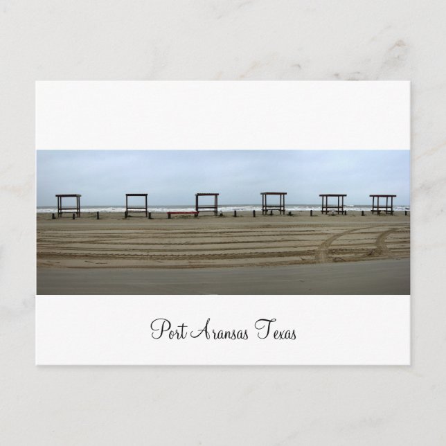 Port Aransas (Panorama) #13 Postkarte (Vorderseite)