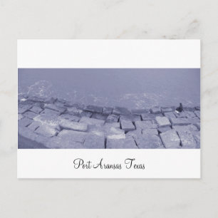 Port Aransas (Panorama) La Pesca Postcard Postkarte