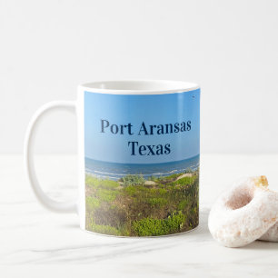 Port Aransas Texas Beach Grass Fotografie Kaffeetasse
