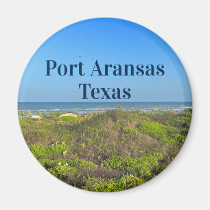Port Aransas Texas Beach Grass Fotografie Magnet