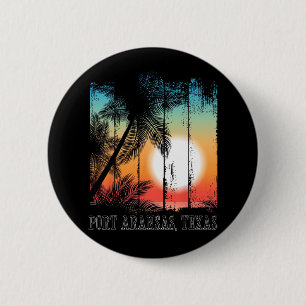 Port Aransas Texas Beach Palms Ferienhaus Surf Sun Button
