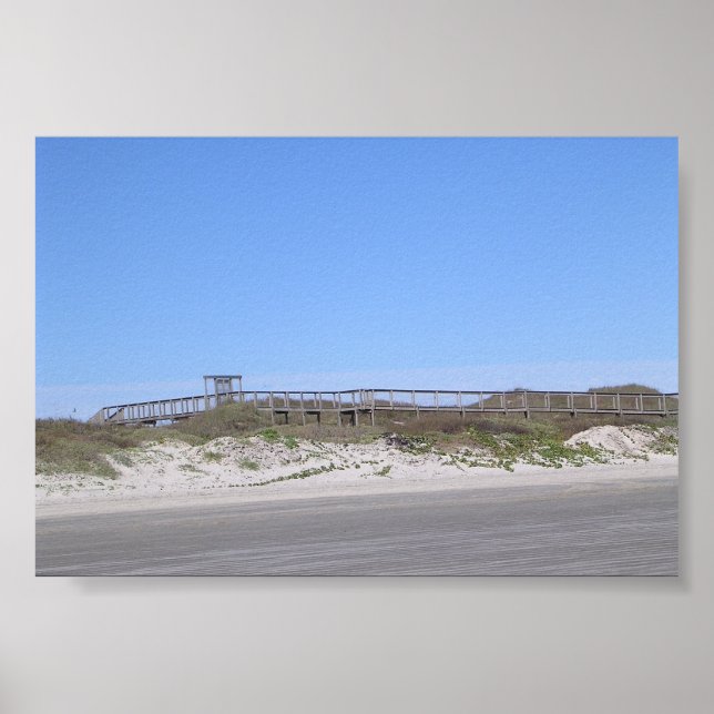 Port Aransas Texas Boardwalk Poster (Vorne)