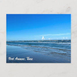 Port Aransas Texas Coast Ocean Waves Fotografie Postkarte