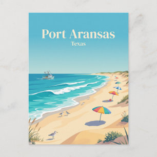 Port Aransas, Texas Postkarte