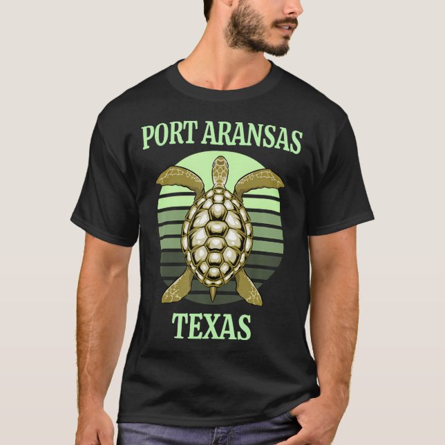 Port Aransas Texas Sea Turtle T-Shirt (Vorderseite)