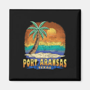 Port Aransas Texas Vintag beängstigend Souvenir Magnet
