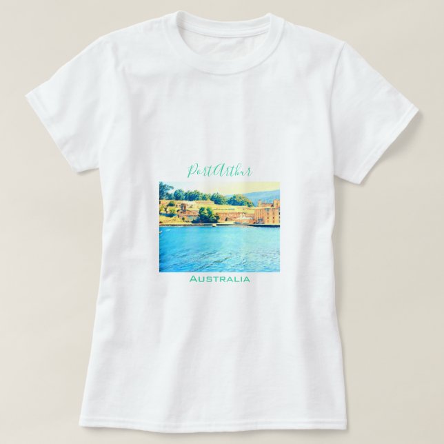 Port Arthur Tasmania Australien Reise T-Shirt (Design vorne)