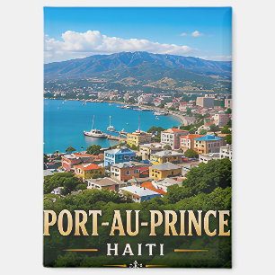 Port-au-Prince Karibische Hügel und haitianisches Magnet
