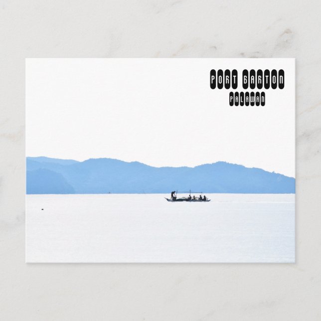 Port Barton, Philippinen Postkarte (Vorderseite)