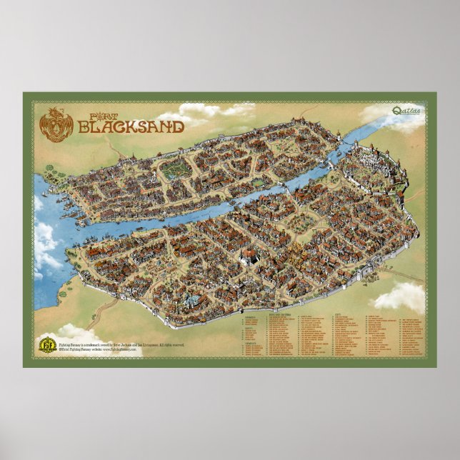 Port Blacksand: Stadt der Diebe - Print Poster (Vorne)