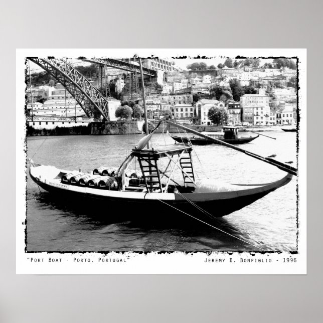 Port Boat - Porto, Portugal Fotografie Print Poster (Vorne)